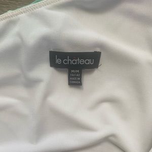 One Shoulder, rouched drape front dress, medium